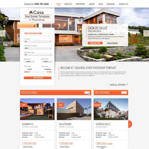 Real Estate Booking Website